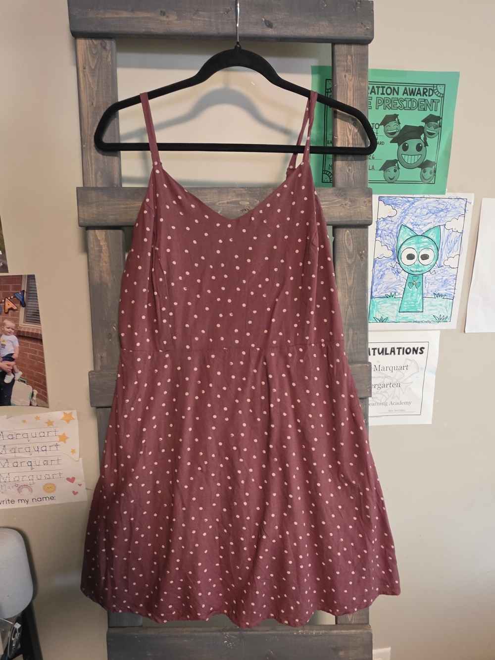 Super Cute Maurices Polka Dot Mini Sundress